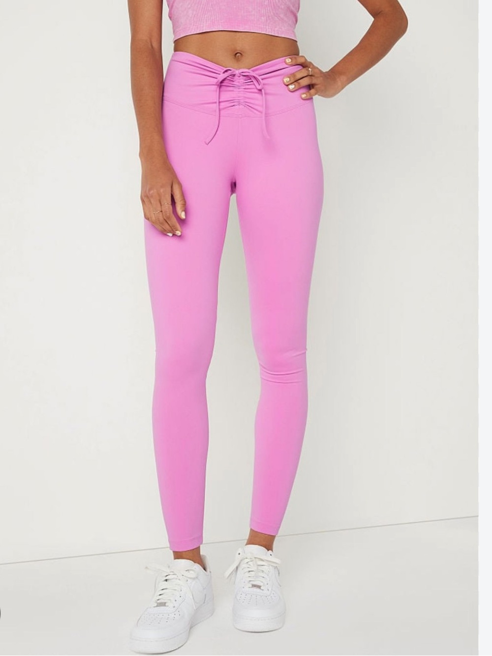 Victoria's Secret PINK high Waist Ruched Leggings XS NWT